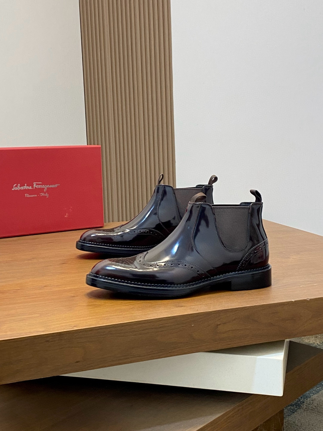 살바토레 페라가모 Salvatore Ferragamo Mocassin 앵클 부츠