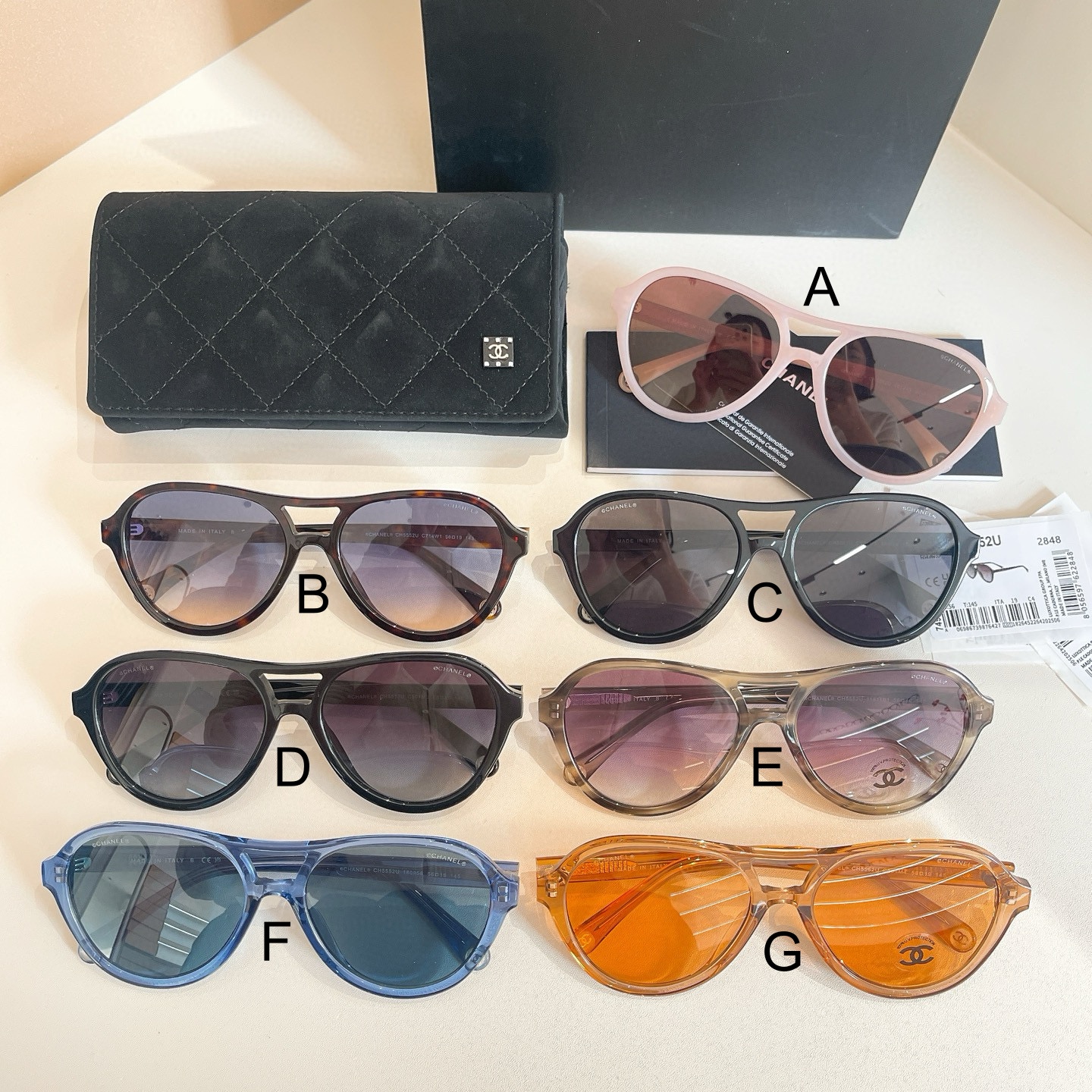 샤넬 Chanel CH5552U 54口19-145