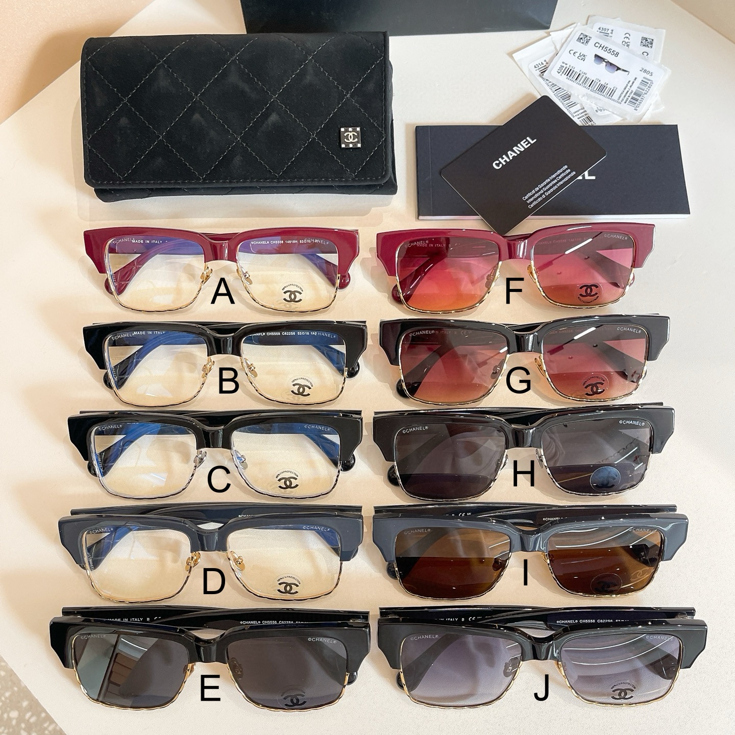 샤넬 Chanel CH5558 53口18-145