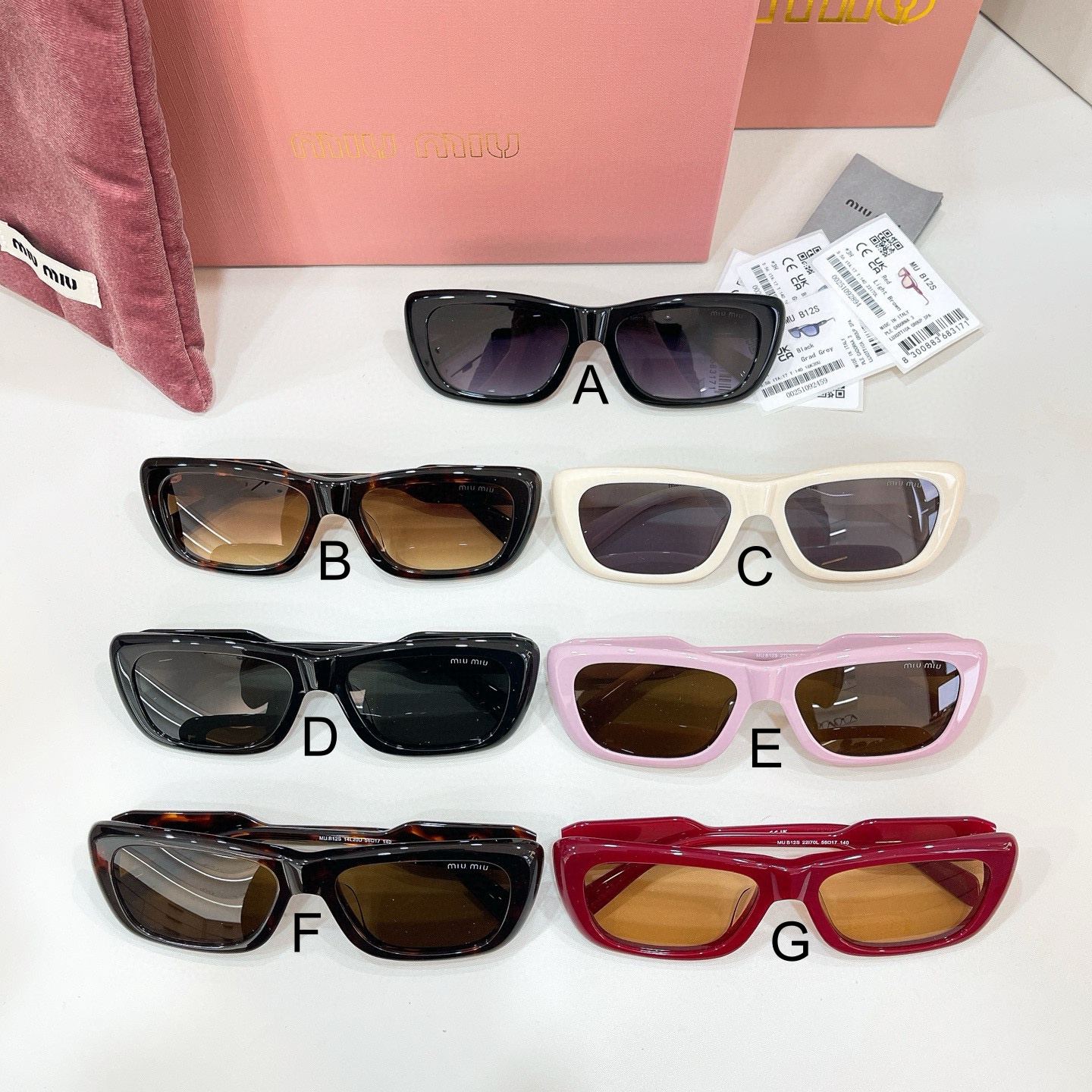 미우 미우 MIU MIU MU B12S 56口17-140