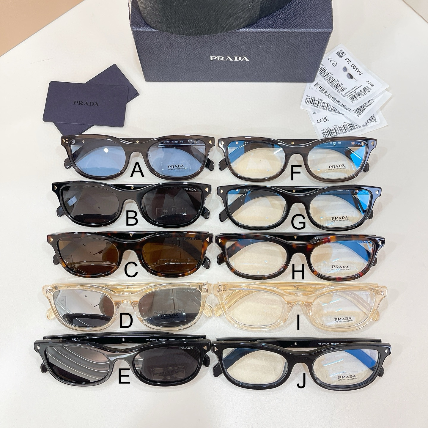 프라다 Prada PR D01VU 52口20-145