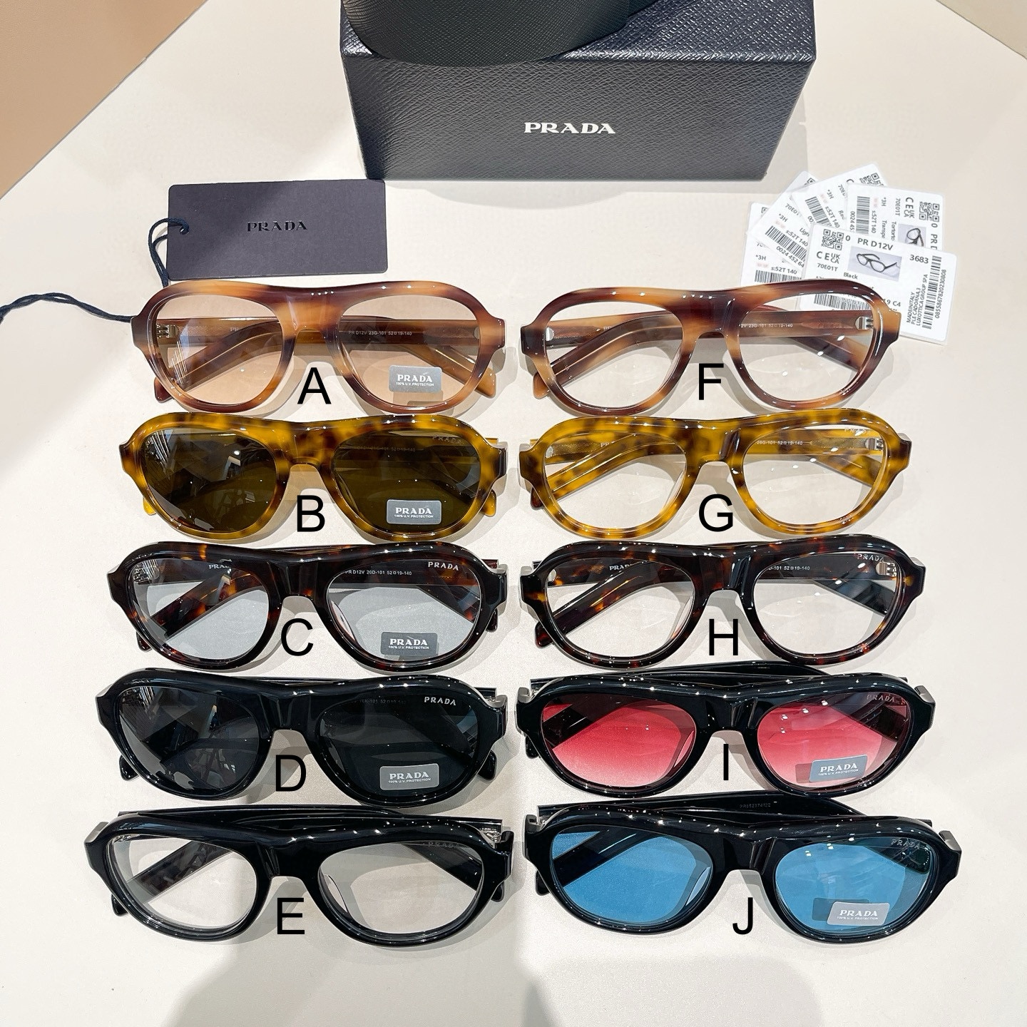 프라다 Prada PR D12V 52口19-140