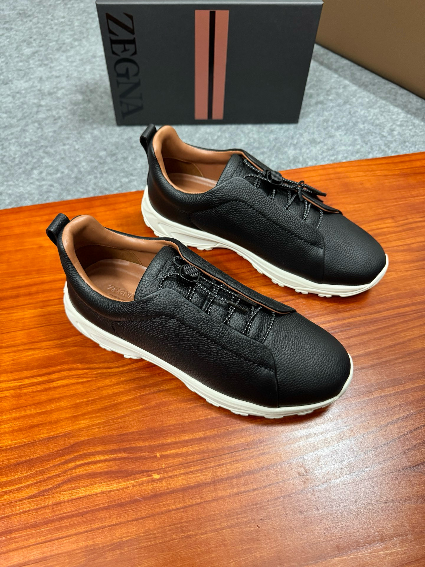 제냐 Zegna Triple Stitch TM Monte 스니커즈