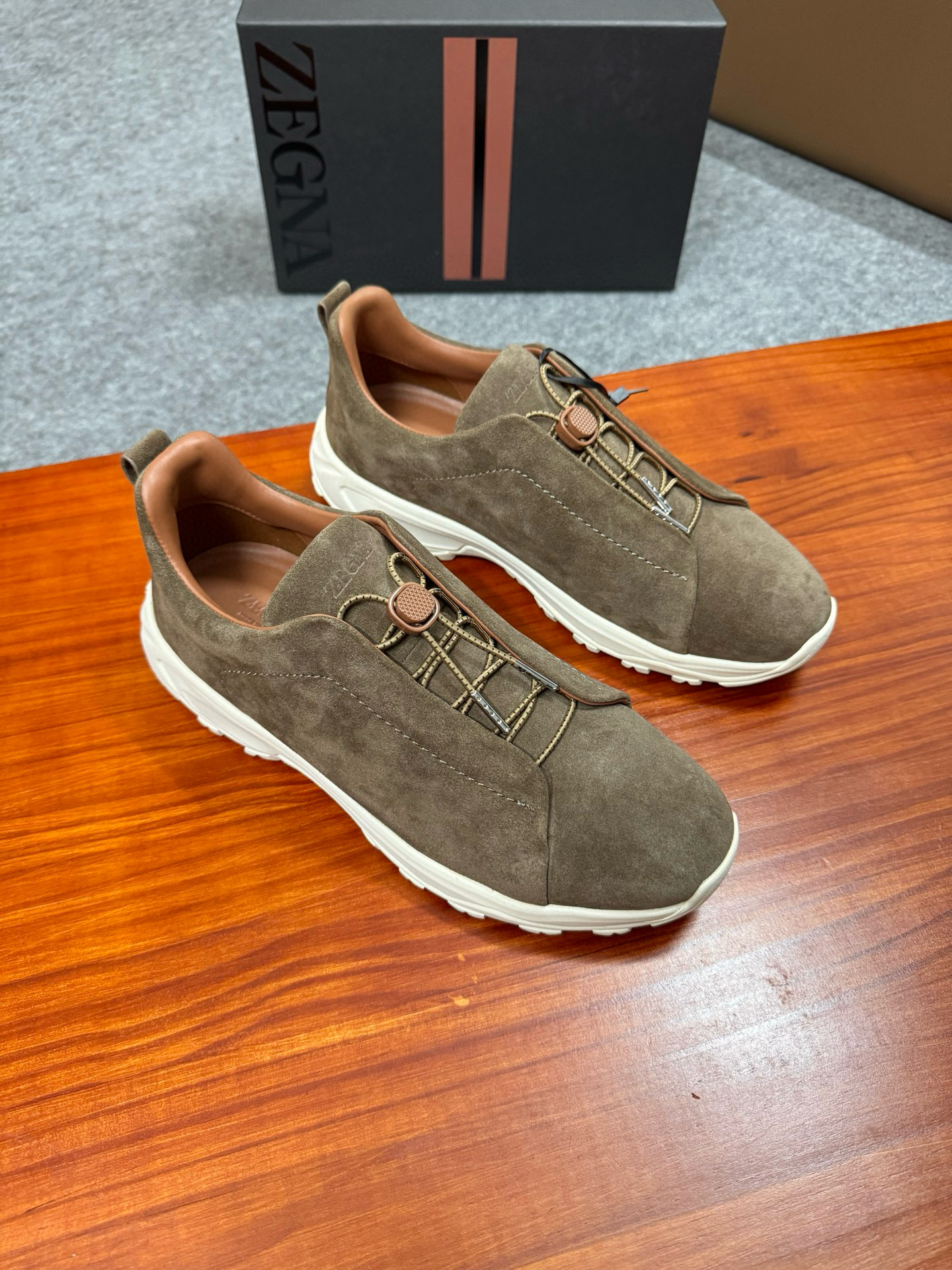 제냐 Zegna Triple Stitch TM Monte 스니커즈