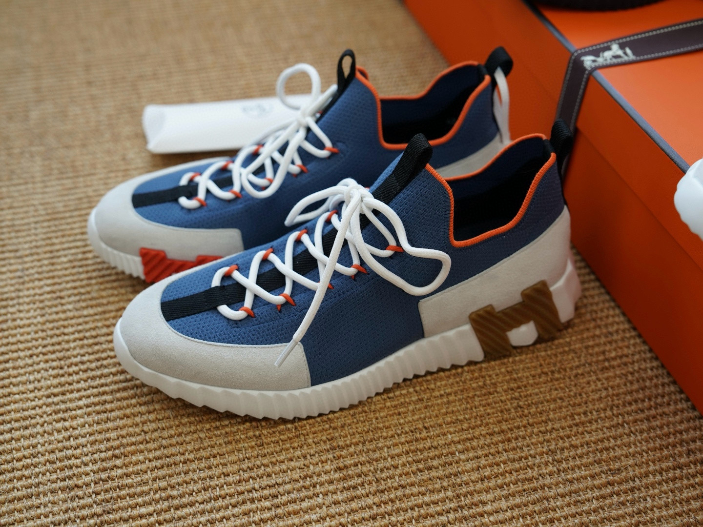 에르메스 Hermes Lift 스니커즈 Blue