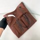 프라다 Prada 1BC293 Route 라지 가죽 백 Brown 33cm