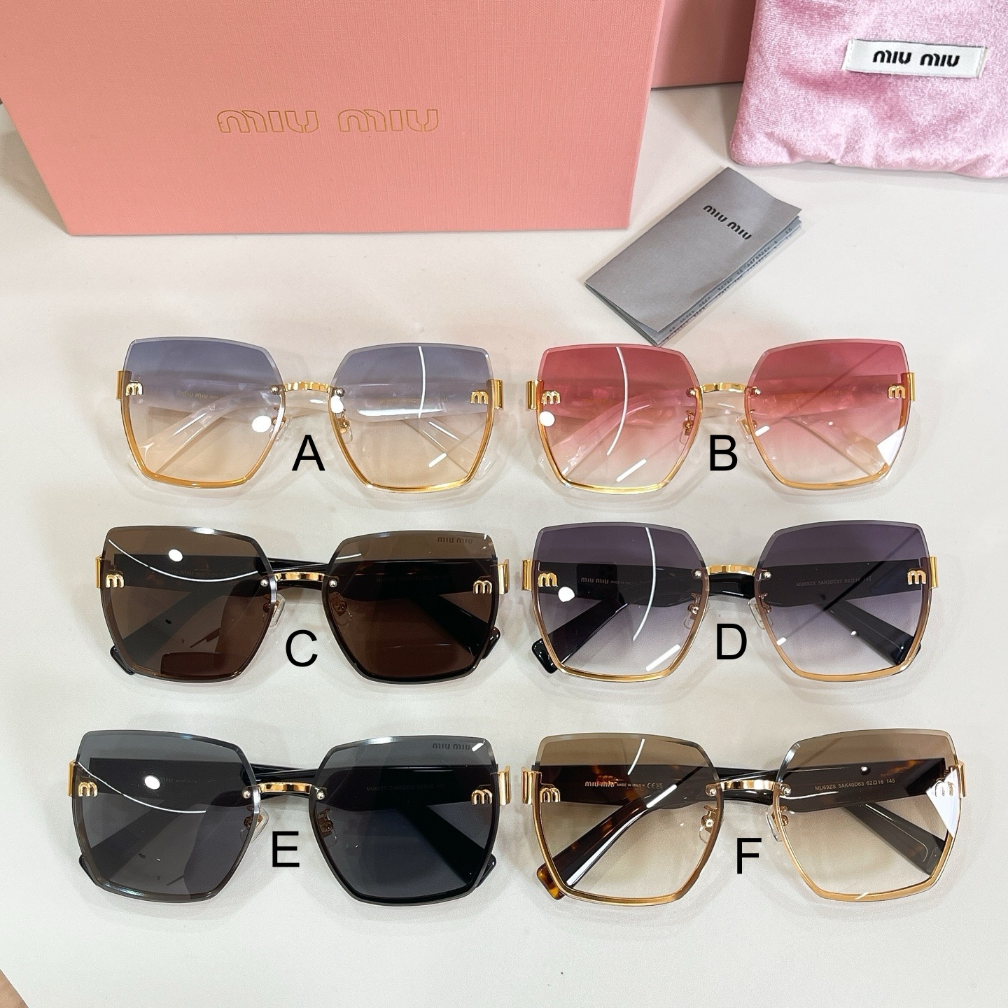 미우 미우 MIU MIU MU69ZS 62口16-145